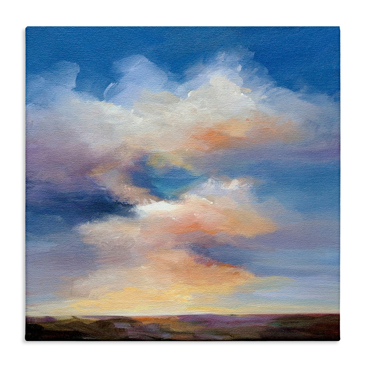 Stupell Industries Luminous Sunset Clouds Canvas Design by Karen Hale